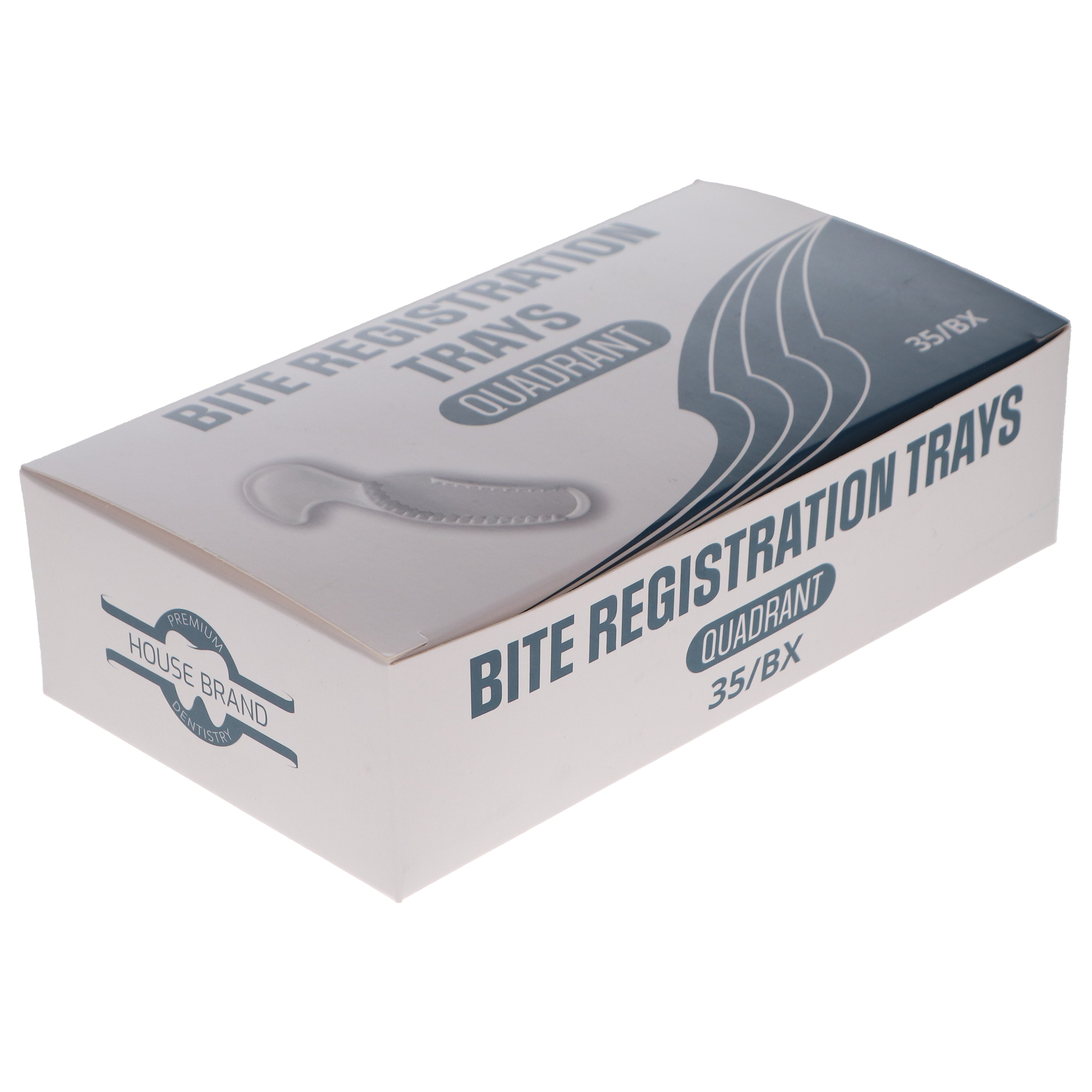 House Brand Dentistry 108118 Dental Bite Registration Trays Quadrant 35/Bx House Brand Dentistry 108118 Dental Bite Registration Trays Quadrant 35/Bx